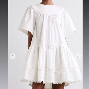 Ulla Johnson Oumi crochet and chiffon-trimmed dress